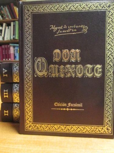 Portada del libro de DON QUIXOTE. 4 TOMOS