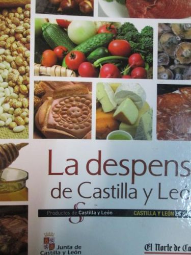 Portada del libro de LA DESPENSA DE CASTILLA Y LEÓN. PRODUCTO DE CASTILLA Y LEÓN. CASTILLA Y LEÓN ES SABOR.