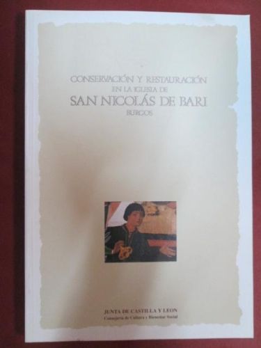 Portada del libro de CONSERVACION Y RESTAURACION EN LA IGLESIA DE SAN NICOLAS DE BARI BURGOS