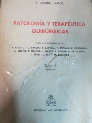 Portada del libro de PATOLOGÍA Y TERAPÉUTICA QUIRÚRGICAS