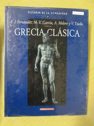 Portada del libro de HISTORIA DE LA HUMANIDAD 8. GRECIA CLÁSICA.