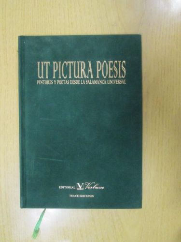 Portada del libro de UT PICTURA POESIS. Pintores y poetas de la Salamanca universal