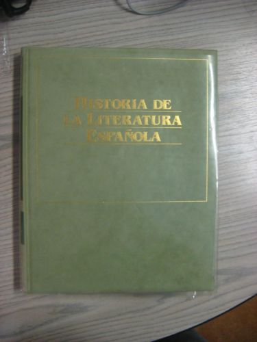 Portada del libro de HISTORIA DE LA LITERATURA ESPAÑOLA. VOL I (DE LOS INICIOS AL RENACIMIENTO) -VOL V (EL AUTOR Y SU OBRA)