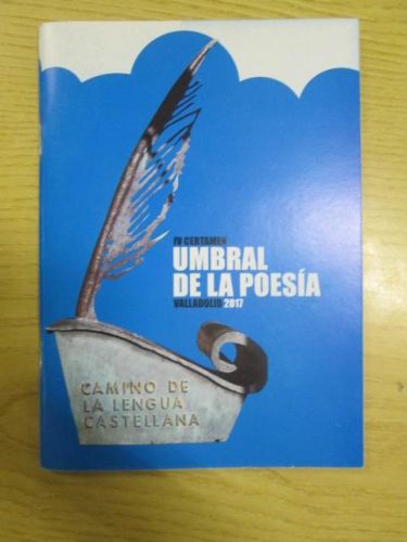 Portada del libro de IV CERTAMEN UMBRAL DE LA POESÍA VALLADOLID 2017