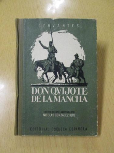 Portada del libro de DON QUIJOTE DE LA MANCHA. Edición infantil.