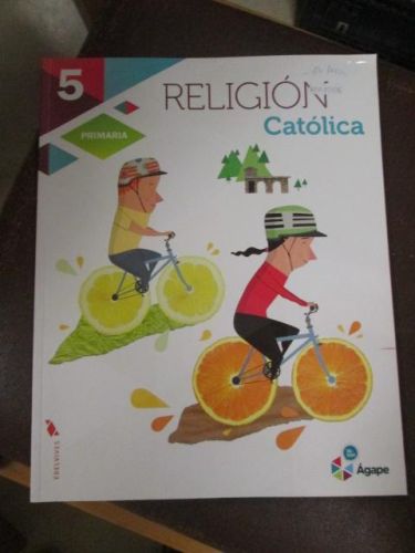 Portada del libro de RELIGIÓN CATÓLICA. 5 PRIMARIA