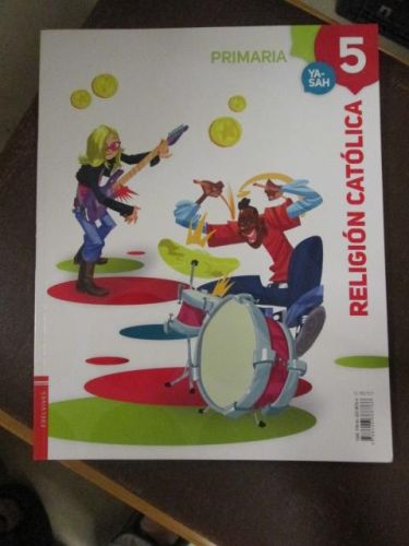 Portada del libro de RELIGIÓN CATÓLICA. 5 PRIMARIA. YASAH