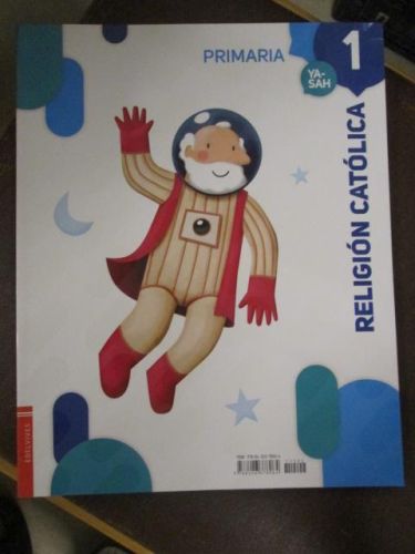 Portada del libro de RELIGIÓN CATÓLICA. 1 PRIMARIA. YASAH