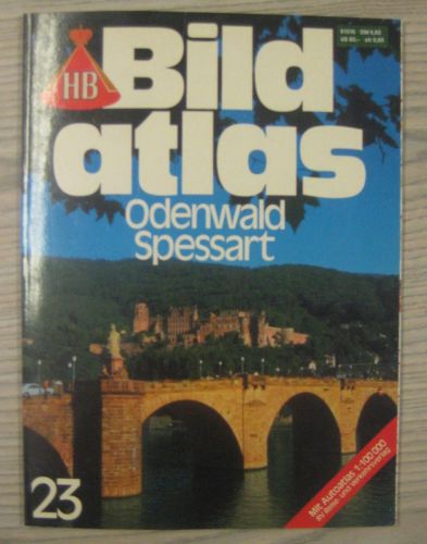 Portada del libro de HB BILDATLAS. ODENWALD SPESSART (MIT AUTOATLAS)
