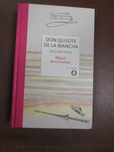 Portada del libro de DON QUIJOTE DE LA MANCHA. Segunda parte