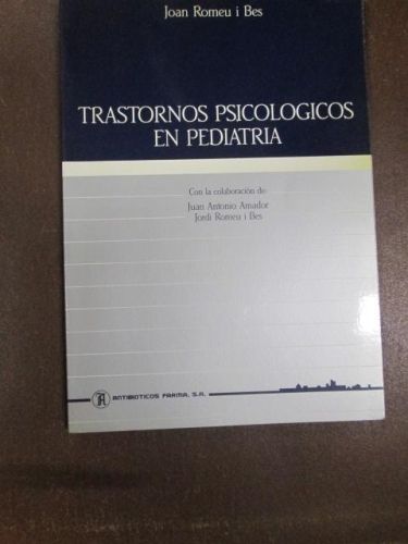 Portada del libro de TRASTORNOS PSICOLOGICOS EN PEDIATRIA