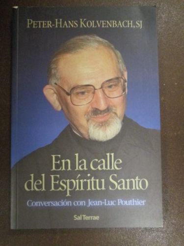 Portada del libro de EN LA CALLE DEL ESPIRITU SANTO. Conservación con Jean-Luc Pouthier