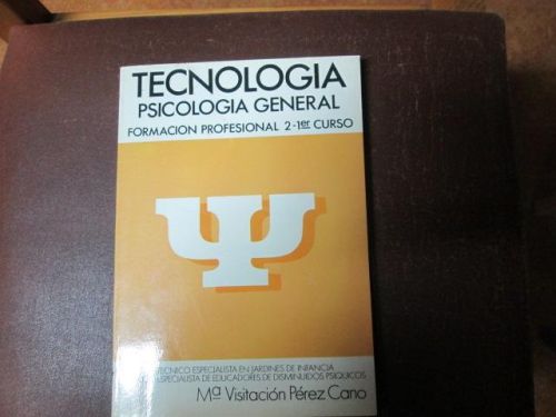 Portada del libro de PSICOLOGÍA GENERAL (TECNOLOGÍA)
