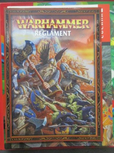 Portada del libro de WARHAMMER REGLAMENT