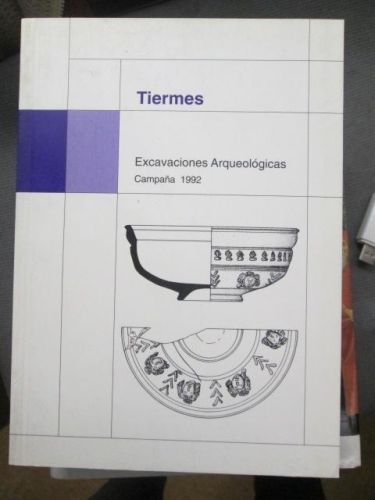 Portada del libro de TIERMES. EXCAVACIONES ARQUEOLOGICAS. CAMPAÑA 1992