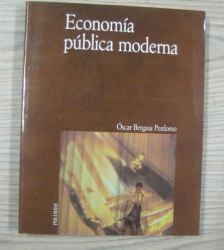 Portada del libro de ECONOMÍA PÚBLICA MODERNA