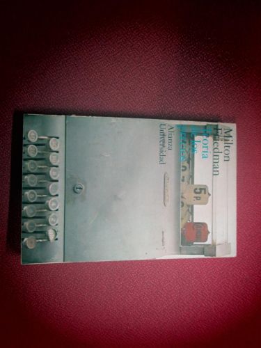 Portada del libro de TEORÍA DE LOS PRECIOS