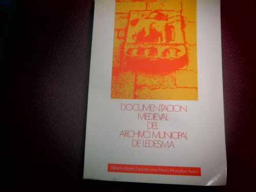 Portada del libro de DOCUMENTACIÓN MEDIEVAL DEL ARCHIVO MUNICIPAL DE LEDESMA