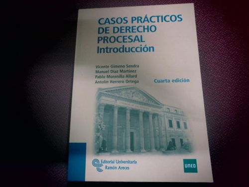 Portada del libro de CASOS PRÁCTICOS DEL DERECHO PROCESAL, INTRODUCCIÓN