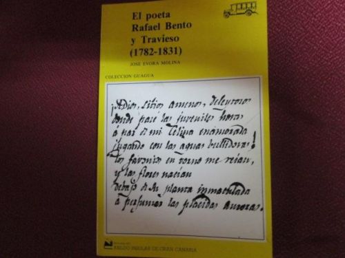 Portada del libro de EL POETA RAFAEL BENTO Y TRAVIESO (1782-1831)