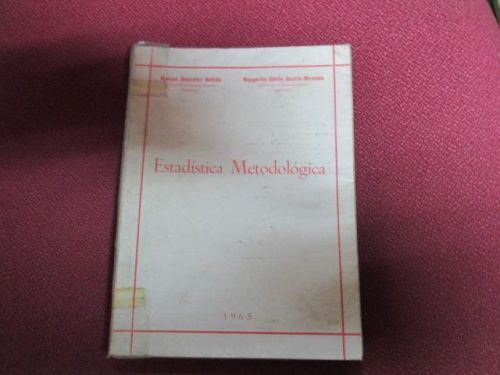 Portada del libro de ESTADÍSTICA METODOLÓGICA