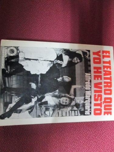 Portada del libro de EL TEATRO QUE YO HE VISTO