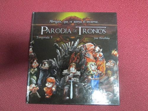 Portada del libro de PARODIA DE TRONOS
