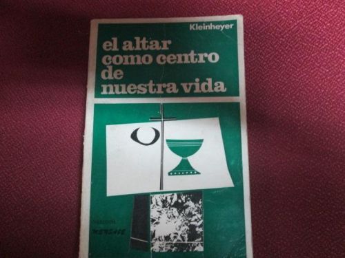 Portada del libro de EL ALTAR COMO CENTRO DE NUESTRA VIDA