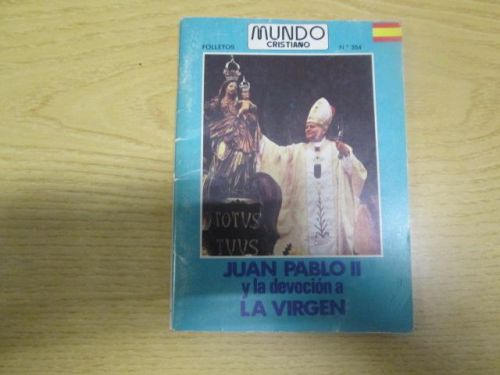 Portada del libro de JUAN PABLO II y la devoción a la virgen