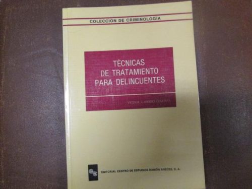 Portada del libro de TÉCNICAS DE TRATAMIENTO PARA DELINCUENTES
