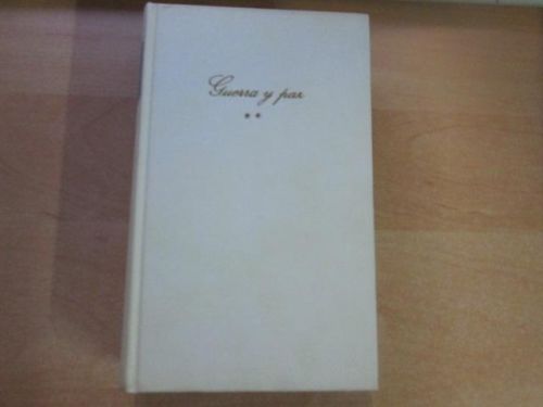 Portada del libro de GUERRA Y PAZ