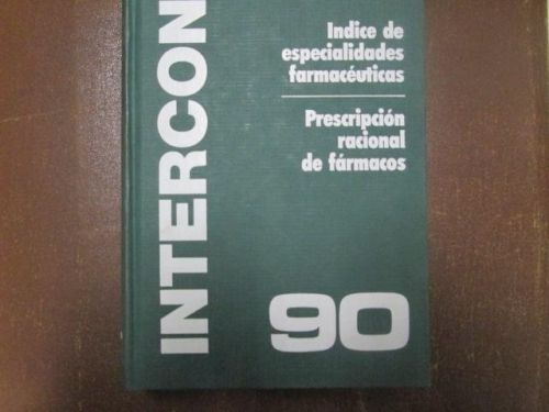 Portada del libro de INTERCON 90, INDICE DE ESPECIALIDADES FARMACÉUTICAS