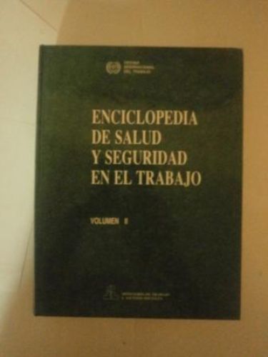 Portada del libro de ENCICLOPEDIA DE SALUD Y SEGURIDAD EN EL TRABAJO 4 TOMOS