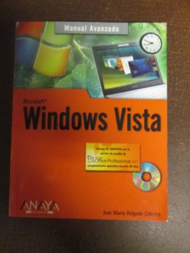 Portada del libro de WINDOWS VISTA, MANUAL AVANZADO