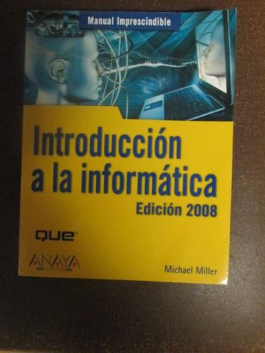 Portada del libro de INTRODUCCIÓN A LA INFORMÁTICA
