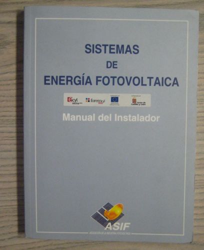 Portada del libro de SISTEMAS DE ENERGÍA FOTOVOLTAICA.M,ANUAL DEL INSATALADOR