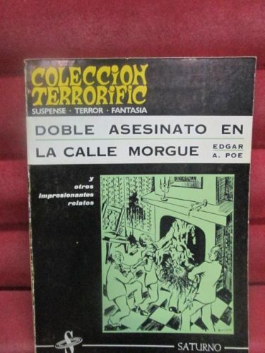 Portada del libro de DOBLE ASESINATO EN LA CALLE MORGUE y otros impresionantes relatos