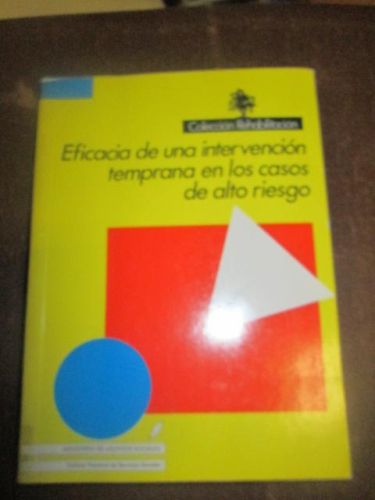 Portada del libro de EFICACIA DE INTERVENCIÓN TEMPRANA EN CASOS DE ALTO RIESGO