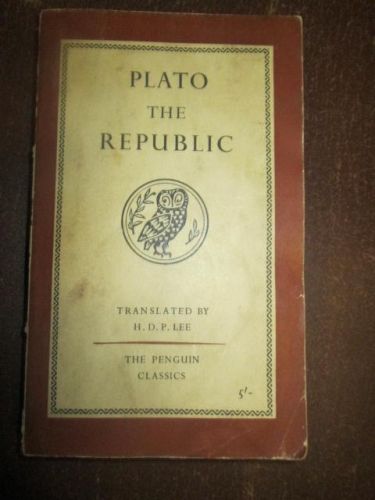 Portada del libro de PLATO, THE REPUBLIC