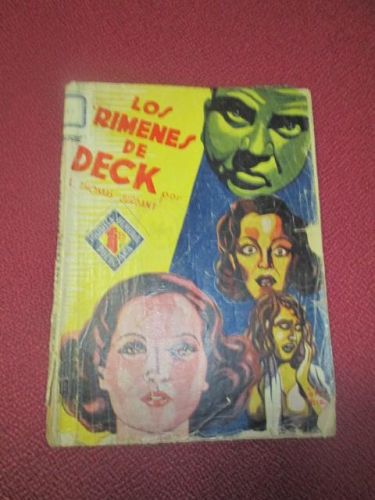 Portada del libro de LOS CRIMENES DE DECK
