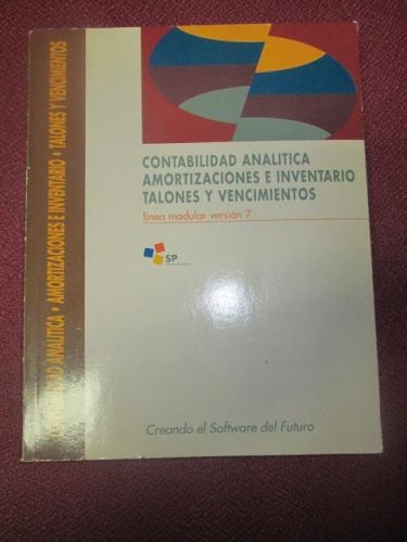 Portada del libro de CONTABILIDAD ANALITICA AMORTIZACIONES E INVENTARIO TALONES Y VENCIMIENTOS