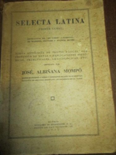 Portada del libro de SELECTA LATINA
