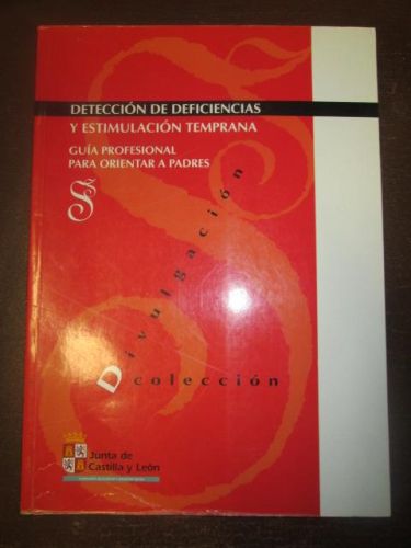 Portada del libro de DETENCIÓN DE DEFICIENCIAS Y ESTIMULACIÓN TEMPRANA