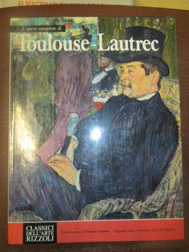 Portada del libro de L'OPERA COMPLETA DI TOLOUSE-LAUTREC