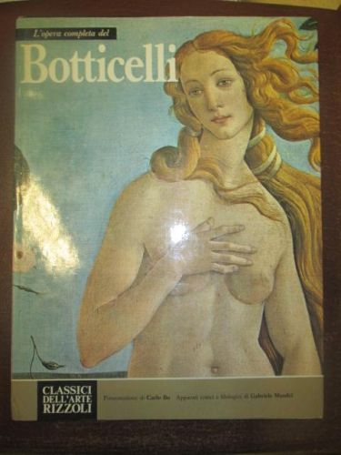 Portada del libro de L'OPERA COMPLETA DEL BOTICELLI