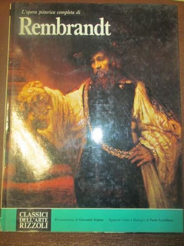 Portada del libro de L'OPERA PITTORICA COMPLETA DI REMBRANDT