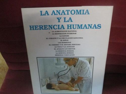 Portada del libro de LA ANATOMIA Y LA HERENCIA HUMANA