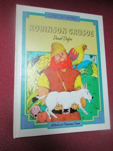 Portada del libro de ROBINSON CRUSOE