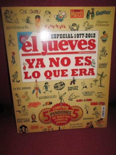 Portada del libro de EL JUEVES YA NO ES LO QUE ERA