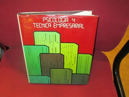 Portada del libro de PSICOLOGÍA Y TÉCNICA EMPRESARIAL